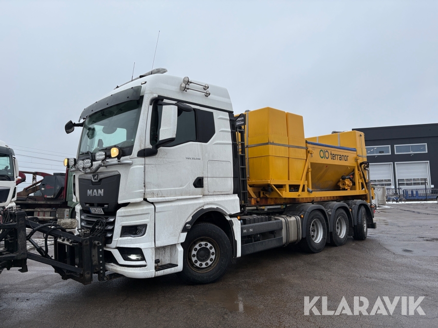 Lastväxlare MAN TGX 35.510 8x4 Plogutrustad