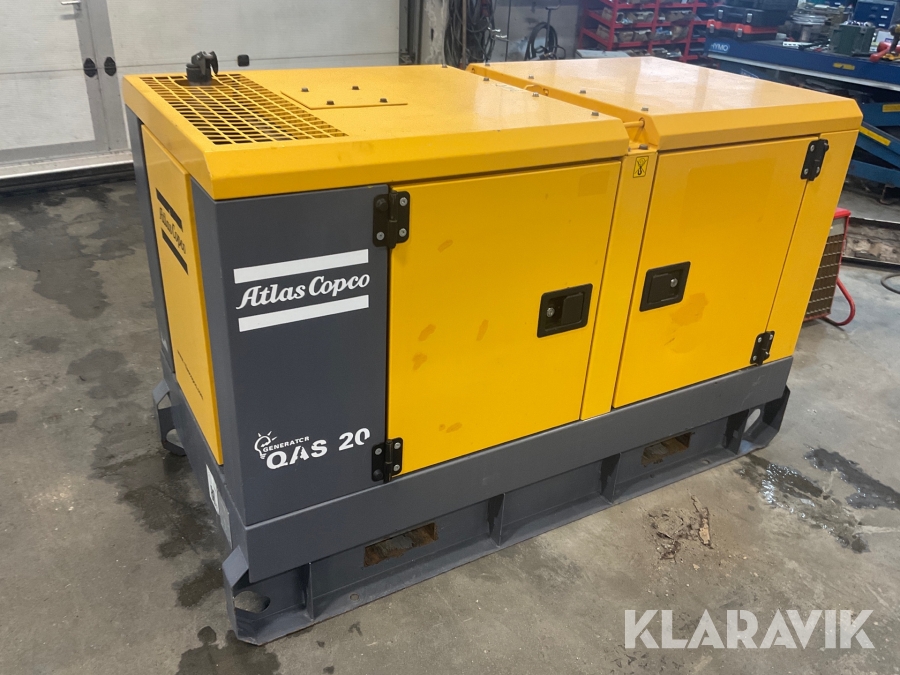 Elverk Atlas Copco Qas 20