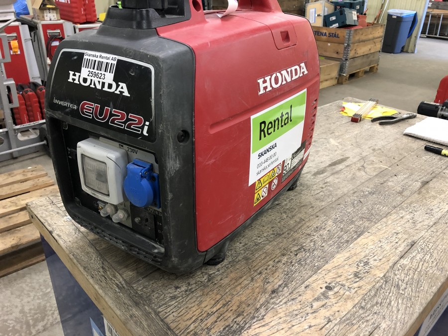 Elverk, bensin <3 kVA, 1-fas.