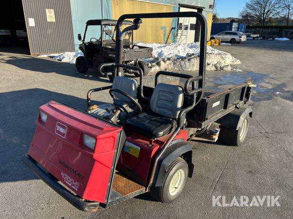 Arbetsfordon Toro Workman 4300D med tippbart flak