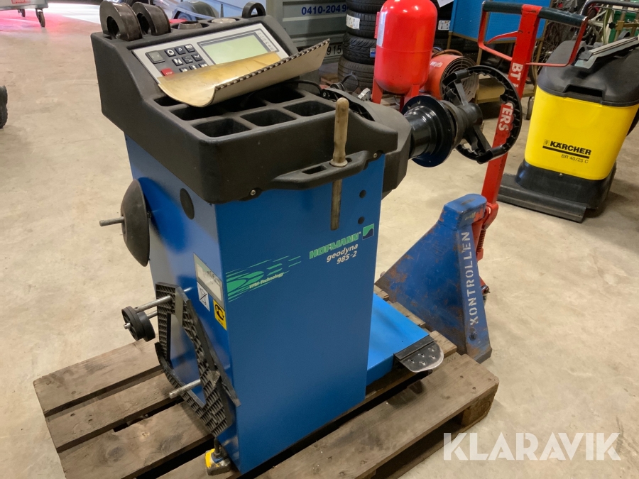 Däckbalanserings maskin Hofmann Geodyna 985-2
