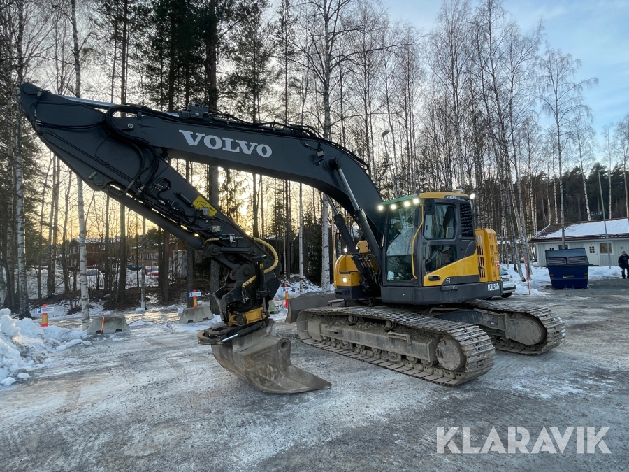 Grävmaskin Volvo ECR235DL med grävsystem & redskap