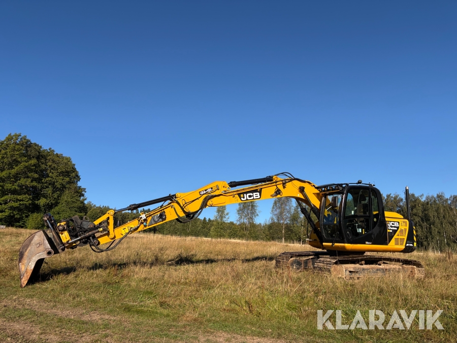 Grävmaskin JCB JS145LC med tiltrotator och tillbehör