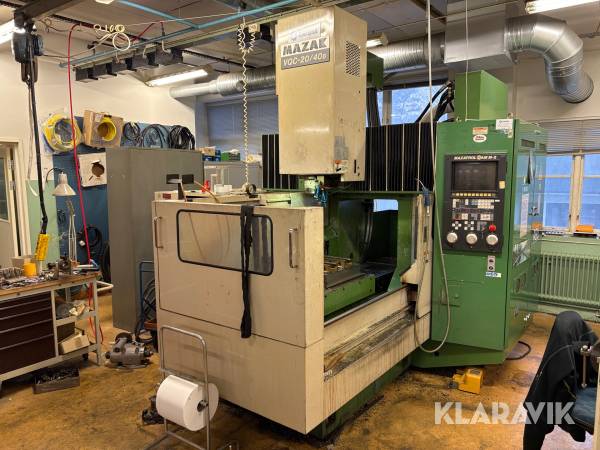 Fleroperationsmaskin Mazak VQC-20/40B 3-axlig med verktyg