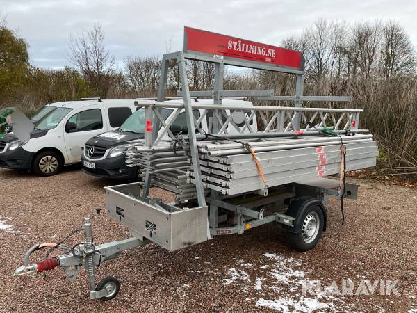 Ställningstrailer 60 m2