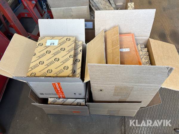 Diverse luft & kupéfilter ca 44 st