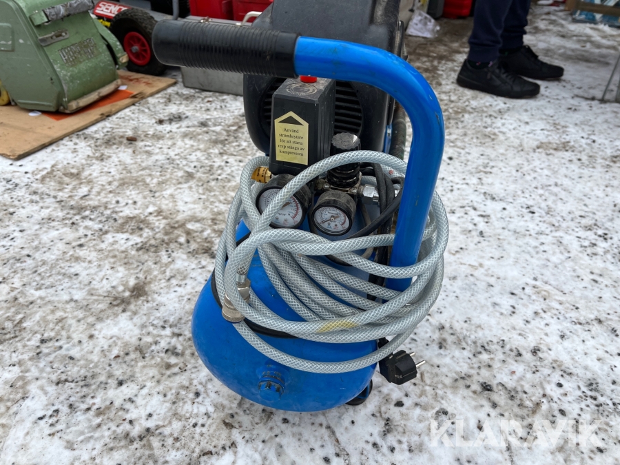 Kompressor Toolman LT24, Ekerö, Klaravik auktioner