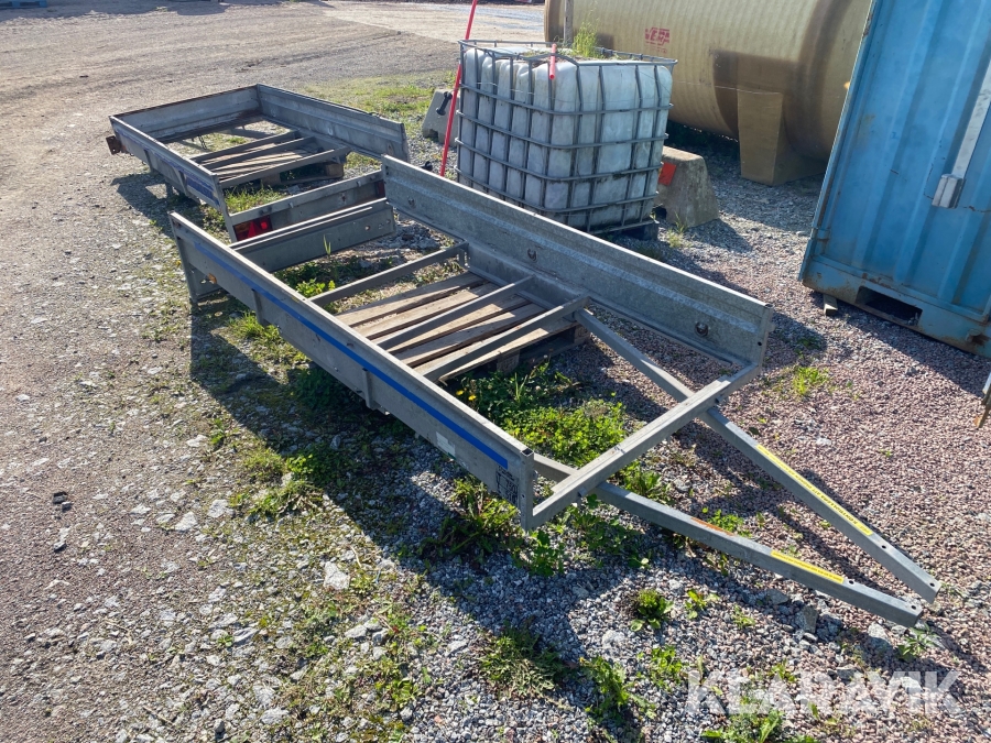 Släpvagns chassi Fogelsta 750 kg 2 st