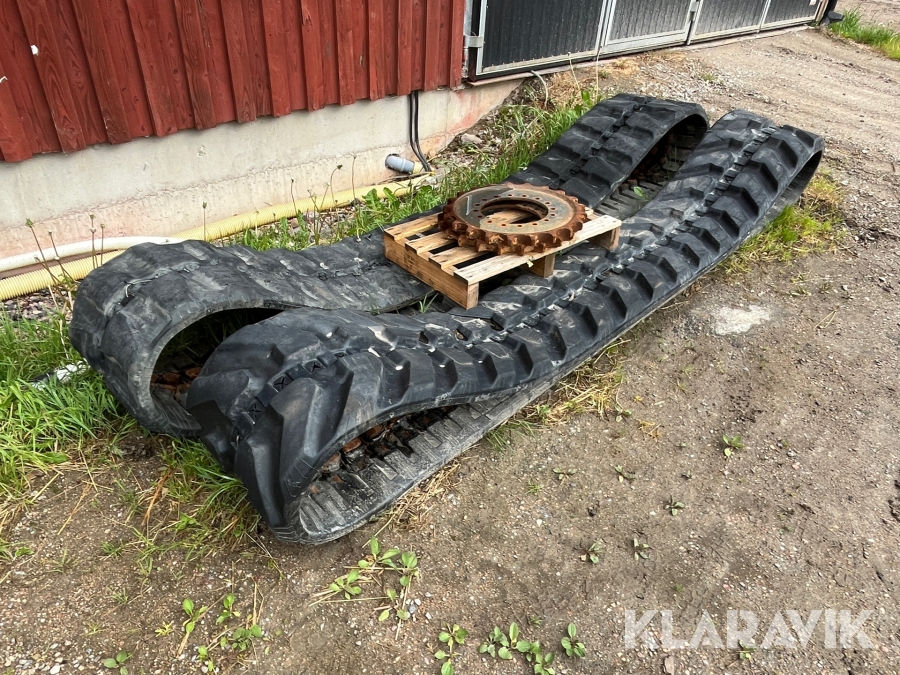 Larvband med drivhjul 1 par