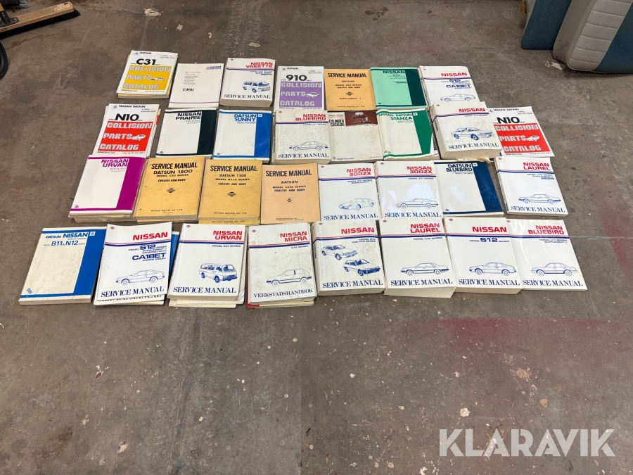 Verkstadshandböcker/litteratur Nissan/ Datsun