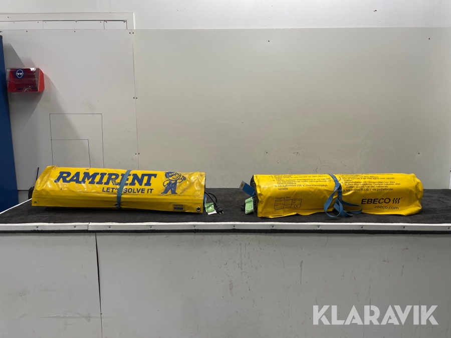 Värmematta Ebeco 1000W.  3M x 1M