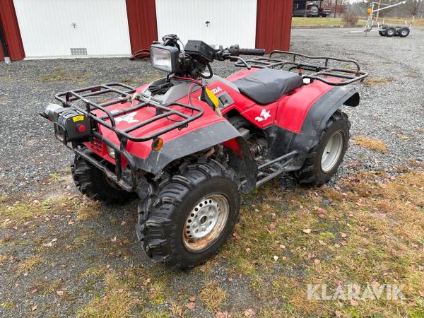 ATV Honda 350 med vinsch och snöskär