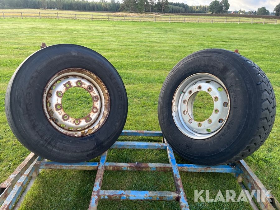 Lastbilshjul Uniroyal & Chengshan 2st. 385/65 R 22,5 2st