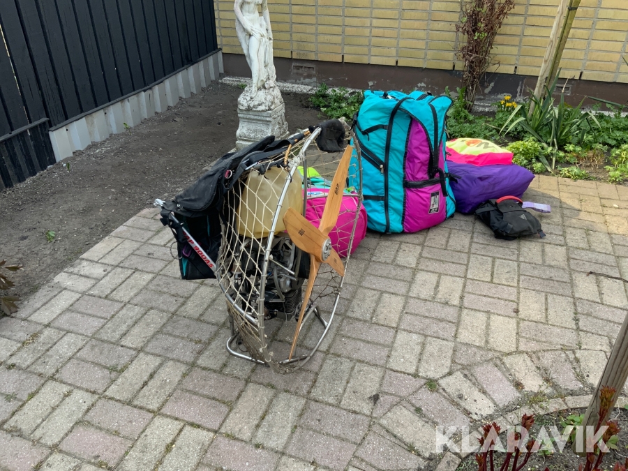 Paramotor med 3 skärmar PAP 900 AS