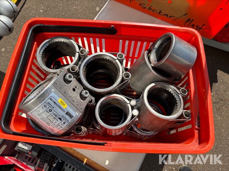 Rörkopplingar 75-114,3mm 14st