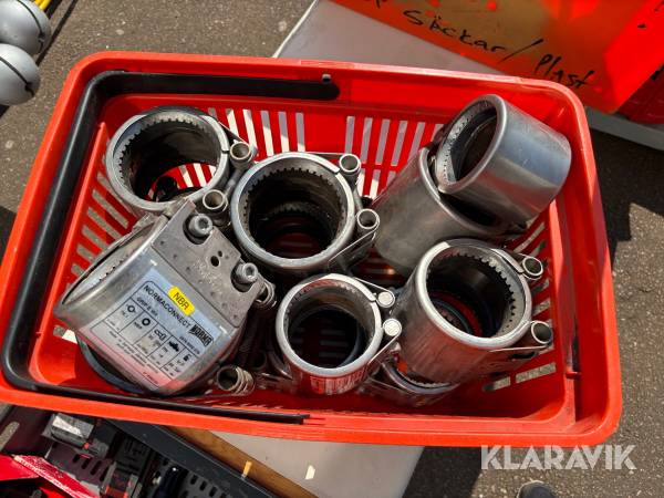 Rörkopplingar 75-114,3mm 14st
