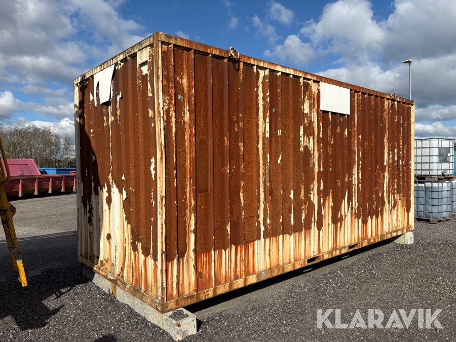 Kran tillbehör & 20 fots container