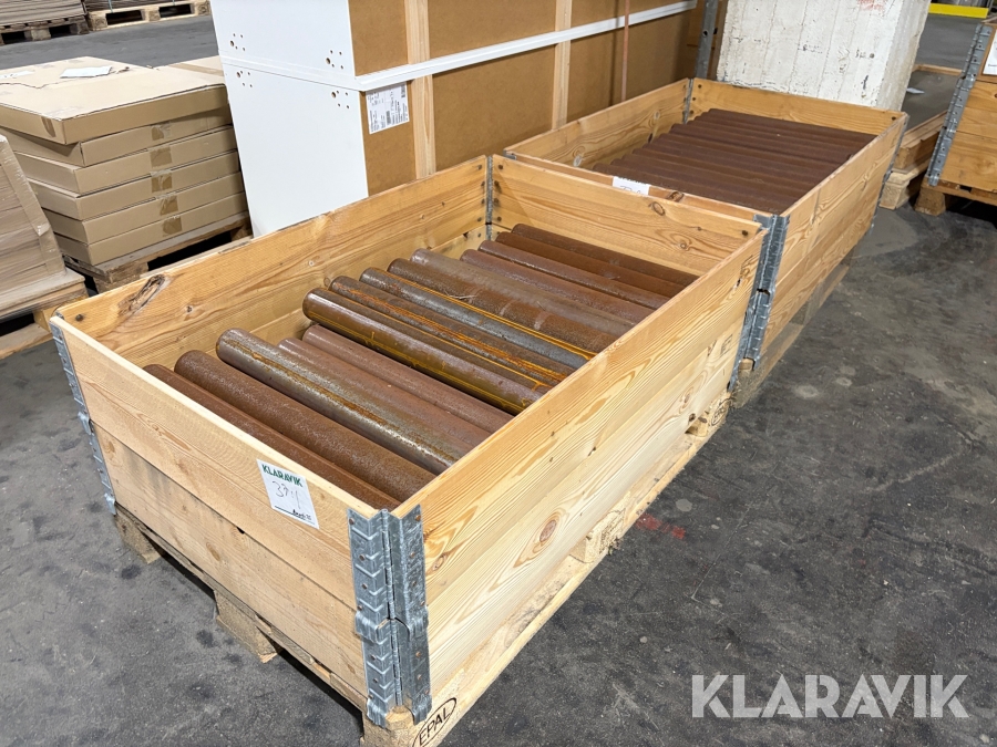 Rullar till transportbana 2st pall