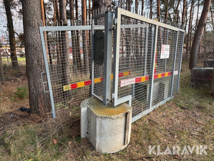 Slaggrindar - Med tillhörande betongfundament