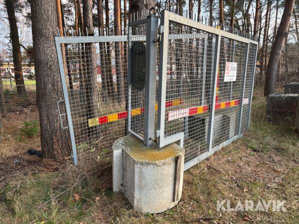 Slaggrindar - Med tillhörande betongfundament