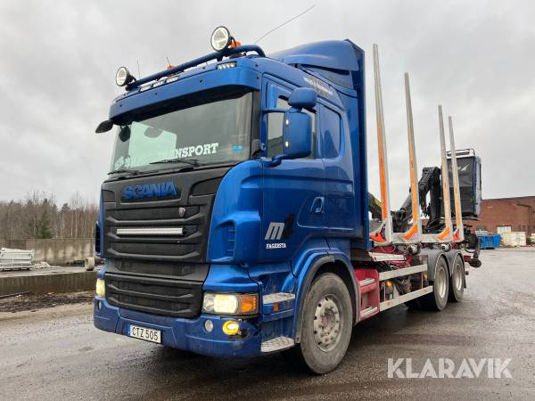 Lastbil Scania R730LB6X4HNA Timmerrede/Lastväxlare