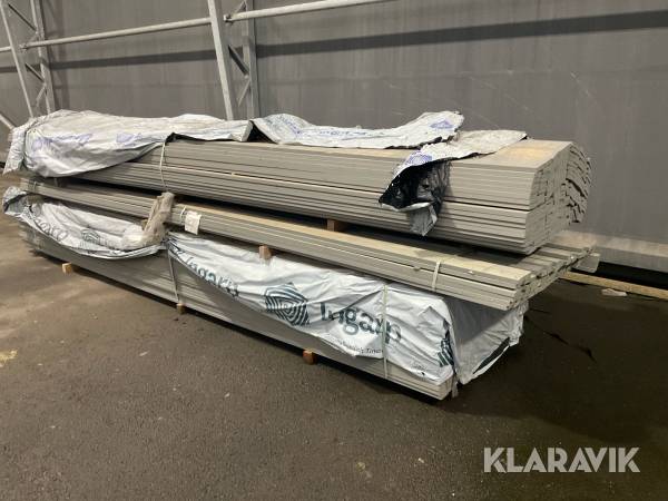 Ytterpanel Grå 22x70/105x4800mm