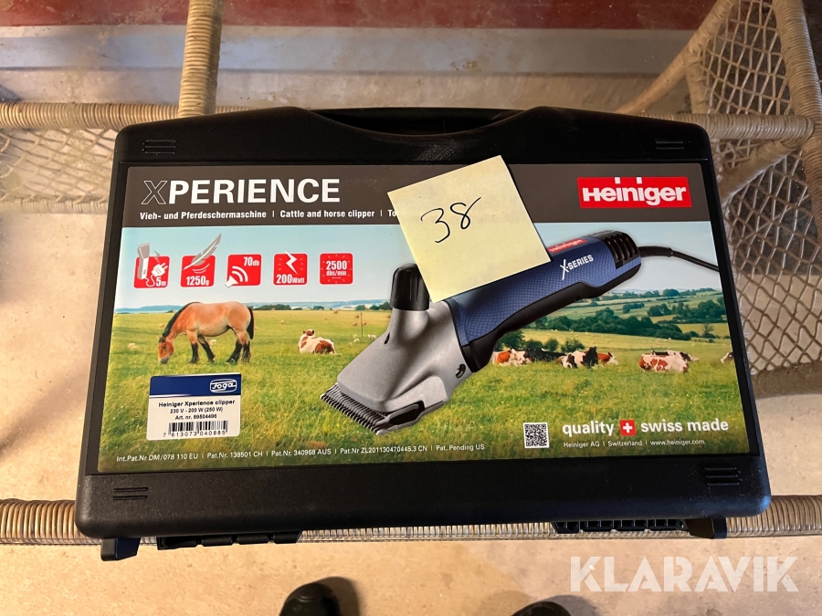 Klippmaskin Heiniger Xperience