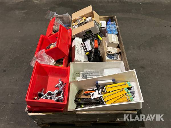 Hylsor, bits, kopplingar, domkraft, kedjor 