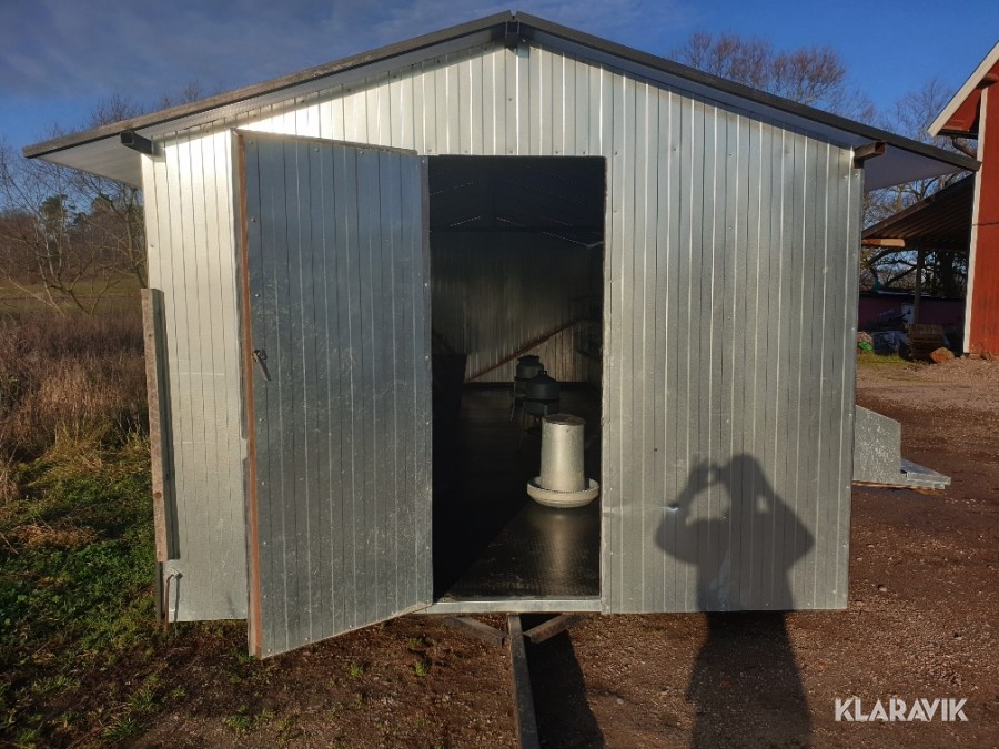 Mobilt hönshus för 150 värphöns