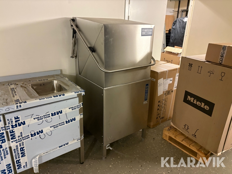 Storköksdisk & Kylmonter Metos WD7 med utrustning