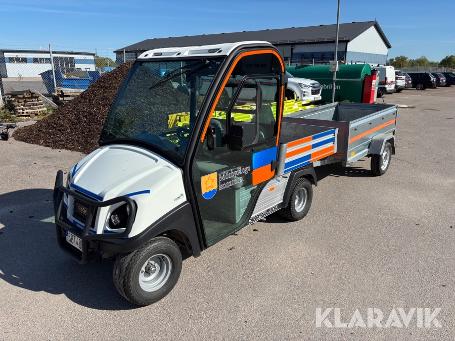 Arbetsfordon Club Car Carryall 500 med släp