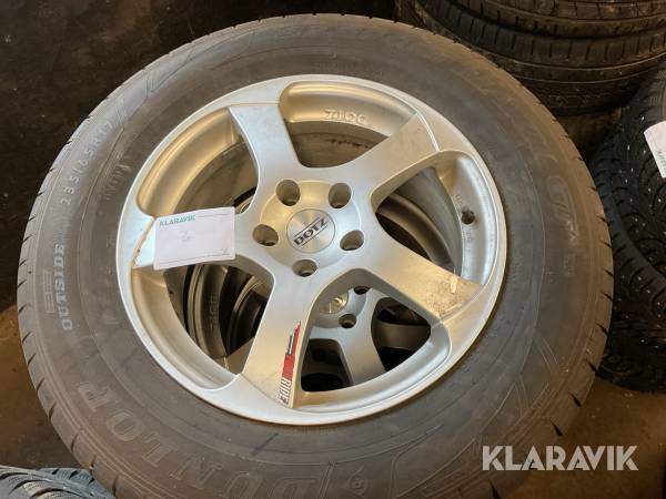 4st sommardäck med fälg 235/65-17 Dunlop SP Sport Max GT