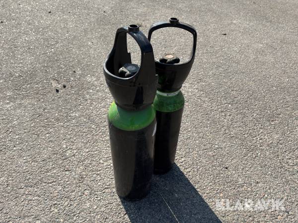 Gasflaskor 2st