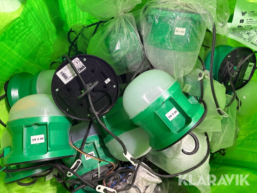 Bojlampor gröna 40 st Garo