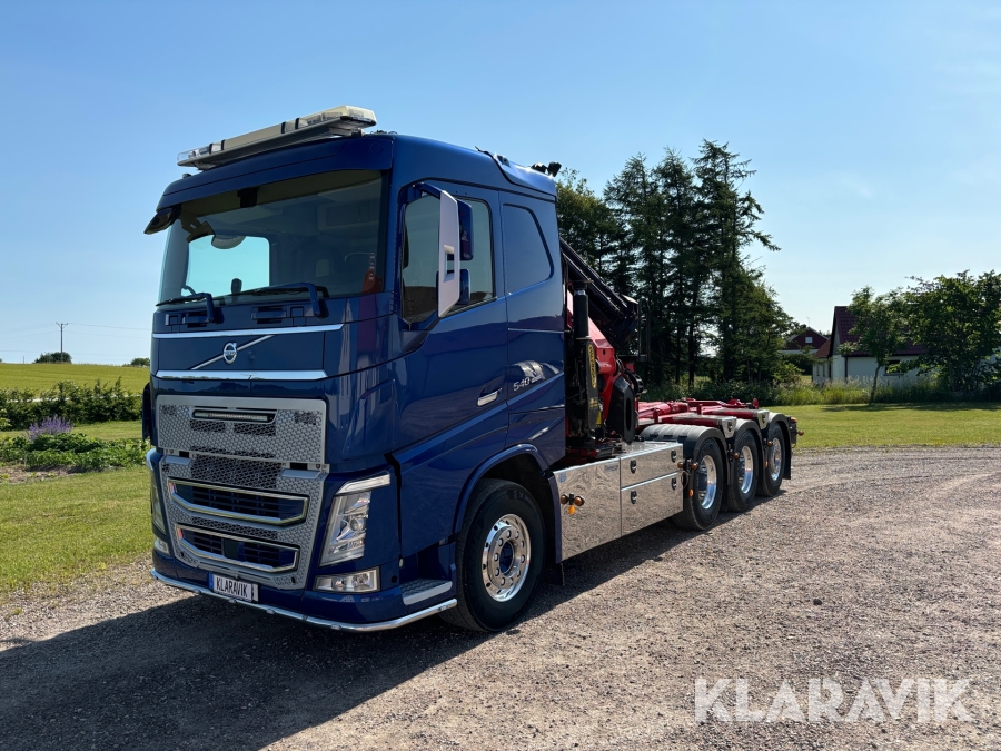 Kranväxlare Volvo FH 540 8x4 med Palfinger PK34002-SH