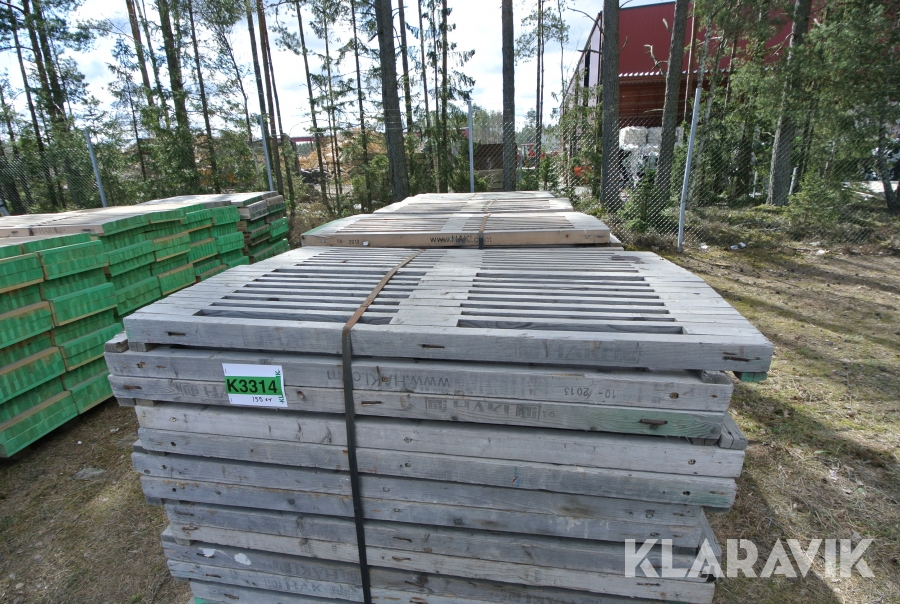 Ställningstrall Haki Trä 485 X 1400 mm 150st