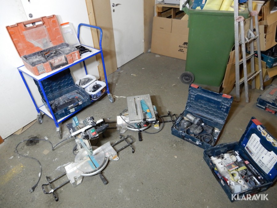 Kap/justersågar Borrhammare Multimaskin m.m