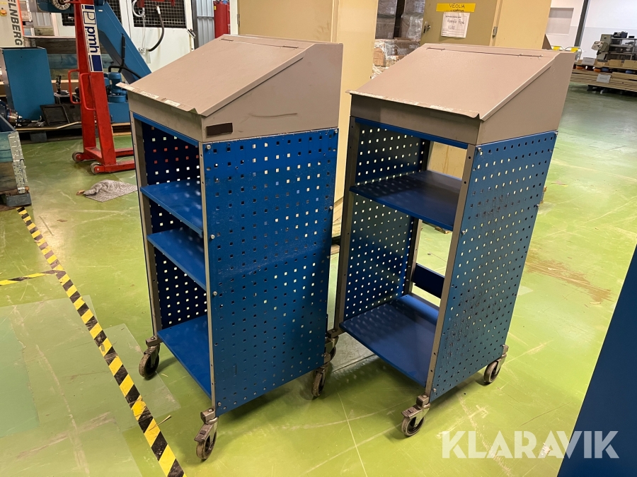 Förvaringsvagn   2 st