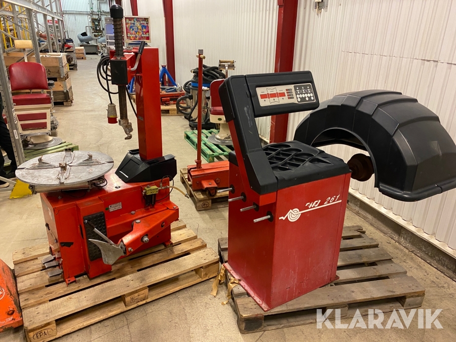 Däckmaskin och balanseringsmaskin Ravaglioli/Focus