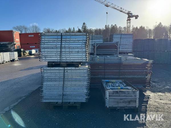 Byggställning/Ställningsmaterial Haki ca 500 m2
