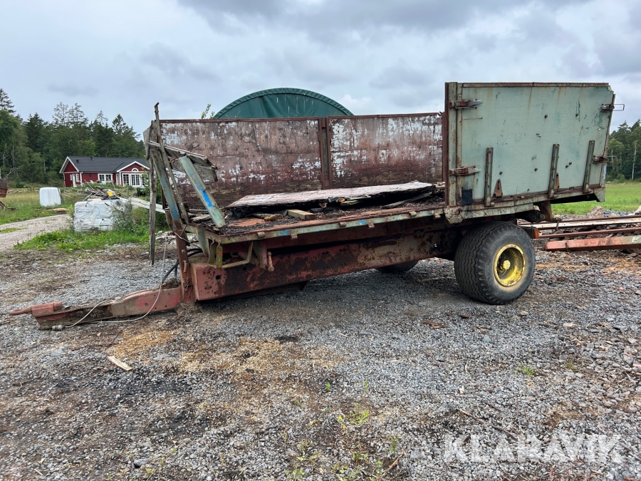 Tippkärra   med trevägs tipp