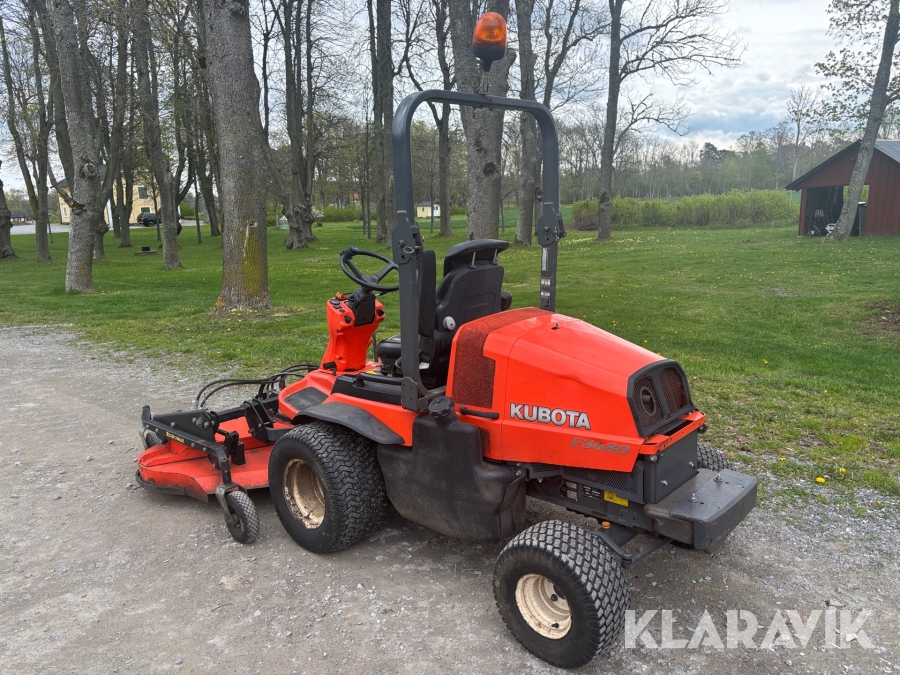 Åkgräsklippare Kubota F 3680EC Med plog