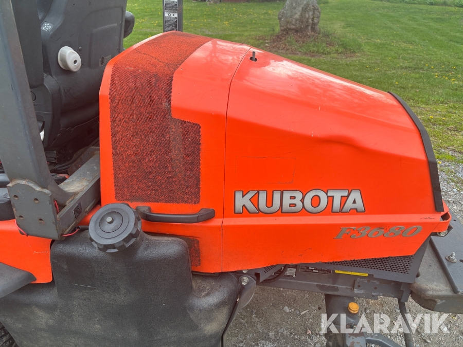 Åkgräsklippare Kubota F 3680EC Med plog