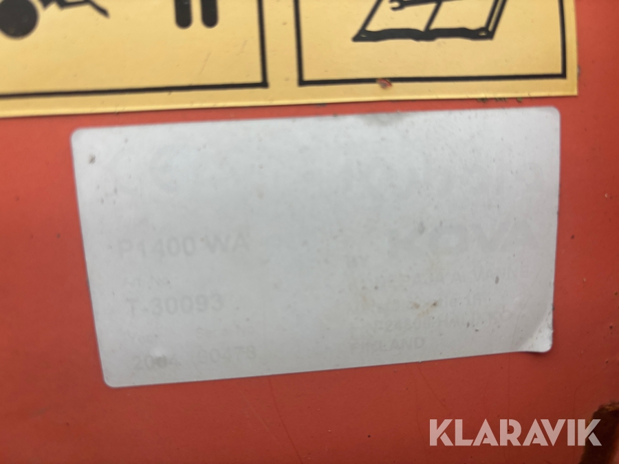 Åkgräsklippare Kubota F 3680EC Med plog