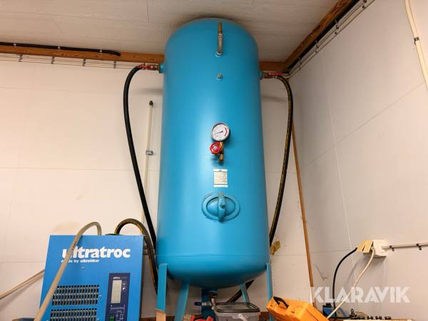 Tryckluftsanläggning med skruvkompressor