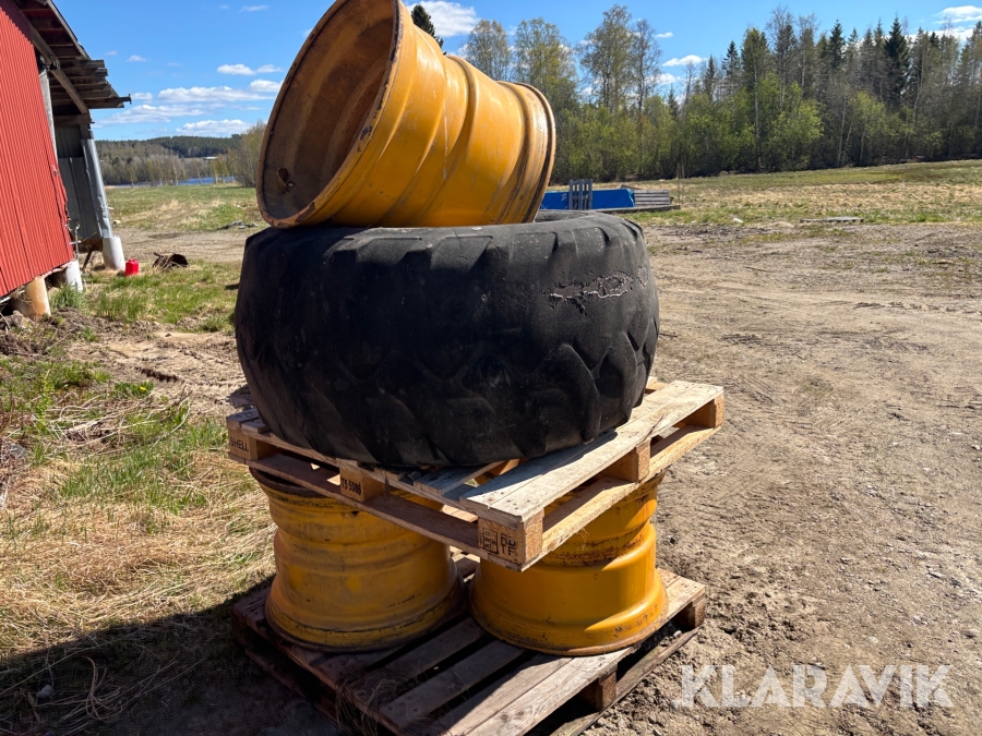 Fälgar till hjullastare 4st