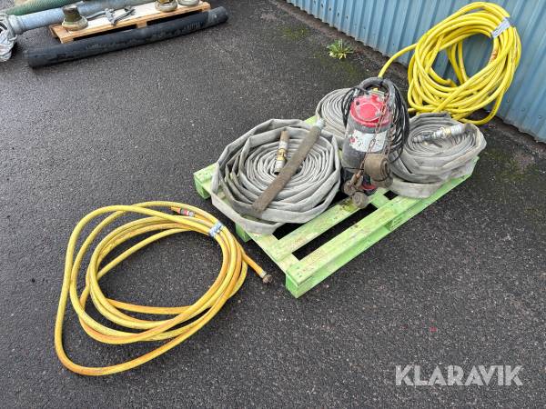 Dränkpump Grindex med slangar