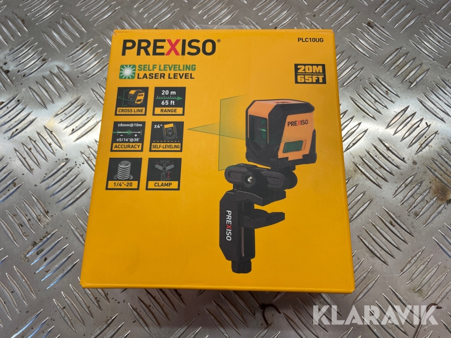 Krysslaser Prexiso PLC10UG grön