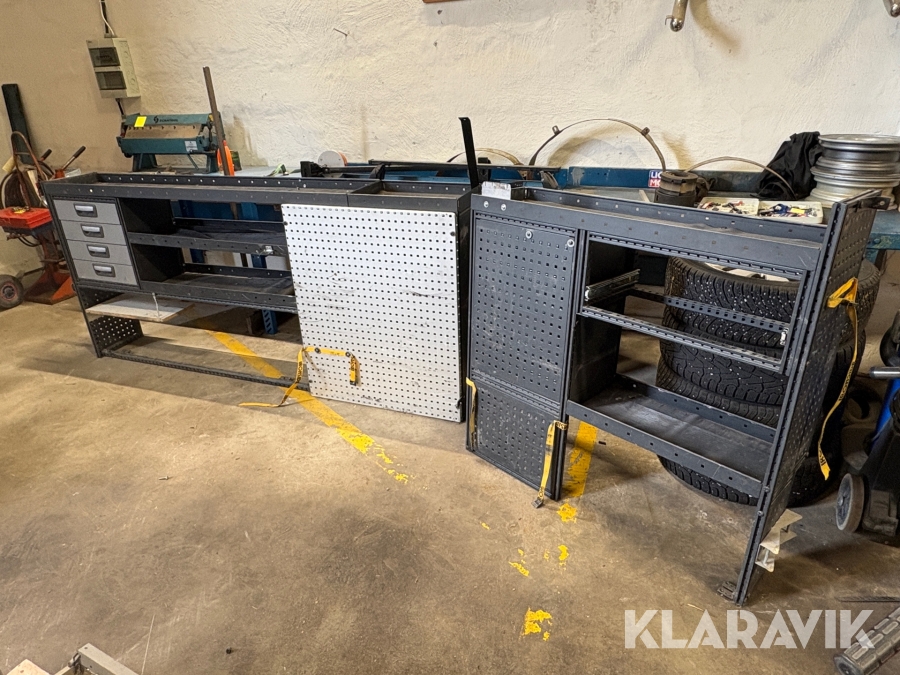 Dubbel verktygsinredning Modulsystem