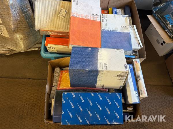 Luft & Kupéfilter ca 50 st